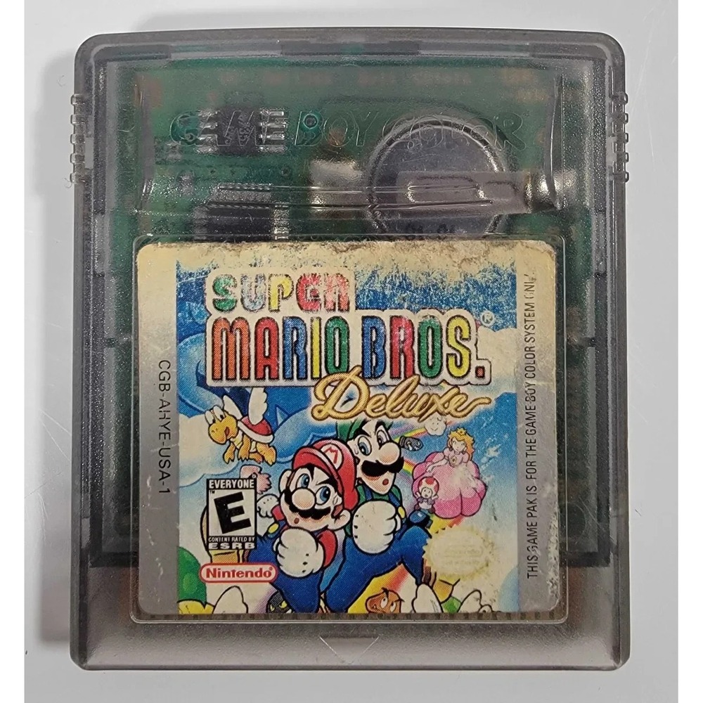 Super Mario Bros. Deluxe Game Boy Color GBC TESTED Authentic